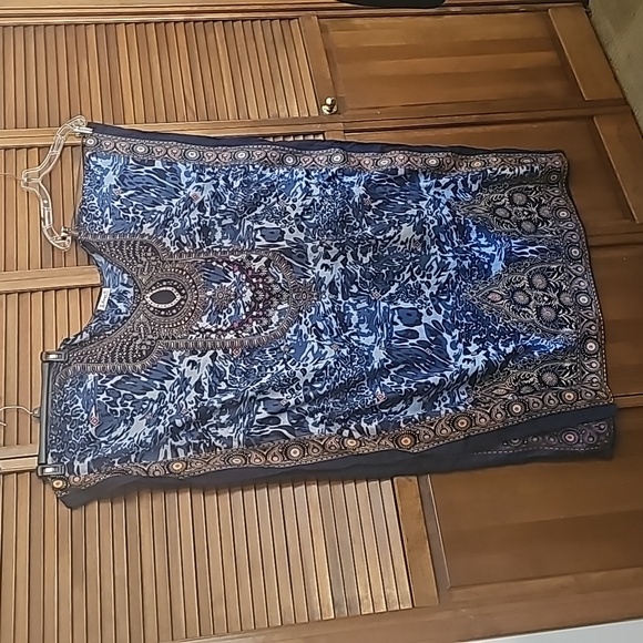 NWOT Lapagee soft long slip over dress MUMU one size fits most - Picture 7 of 9